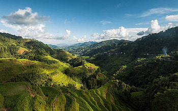Batad Rice Terraces, Philippines HD wallpaper