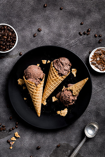 Food, Desert, Ice Cream, Coffee, Grains, Grain HD phone wallpaper