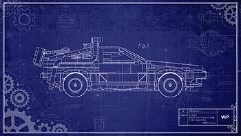 LEGO® Back To The Future DMC DeLorean [10300], man made, lego HD wallpaper