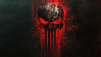 The Punisher Skull , punisher, superheroes, artist, artwork, digital-art HD wallpaper