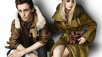 Eddie Redmayne, Cara Delevingne, Burberry campaign, Celebrity hoot HD wallpaper