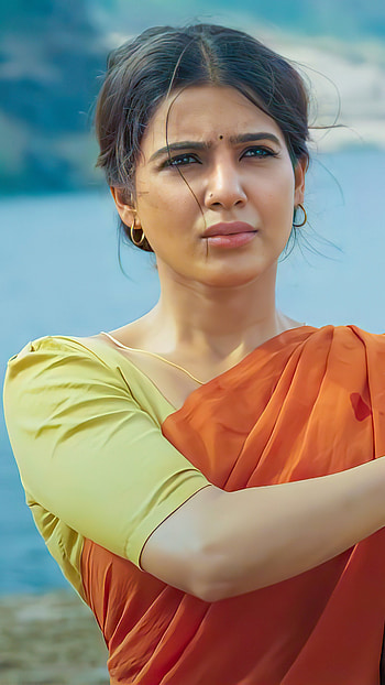 Samantha Akkineni, rangastalam, beautiful, village girl HD phone wallpaper