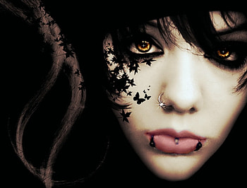 Gothic Beauty, BRUNETTE, SEXY, GORGEOUS, MODEL HD wallpaper