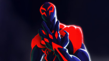 The Spiderman 2099 Central Antagonist, spiderman, spiderman-2099, superheroes, artwork, digital-art, art, artstation, deviantart HD wallpaper