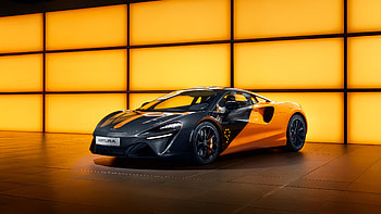Yellow McLaren Artura Sports Car, car, McLaren, McLaren Artura, yellow HD wallpaper