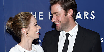 The Hollars premiere 2016, Emily Blunt and John Krasinski HD wallpaper