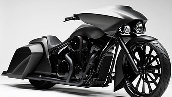 One Hot Harley, black harley, harley, harley davidson HD wallpaper