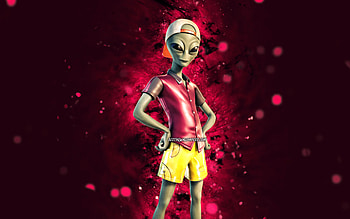 Drift Human Bill, , purple neon lights, Fortnite Battle Royale, Fortnite characters, Drift Human Bill Skin, Fortnite, Drift Human Bill Fortnite HD wallpaper