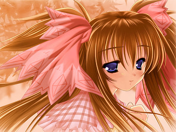 blue-eyed girl, blue, cute, girl, anime HD wallpaper