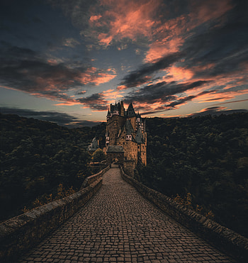Germany, Cities, Sky, Lock, Path, Evening, Trail, Wirsham HD phone wallpaper