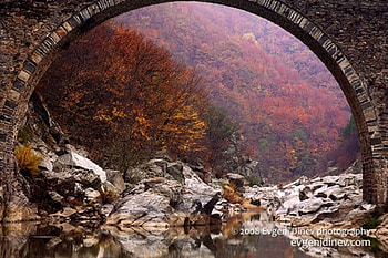 beautiful view, bulgaria, bridge, autumn, mountain HD wallpaper