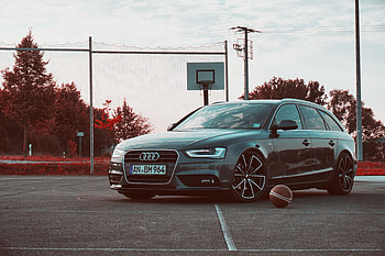 Audi, Basketball, Cars, Ball, Basketball Grid, Basketball Net, Basketball Playground, Basketball Court HD wallpaper
