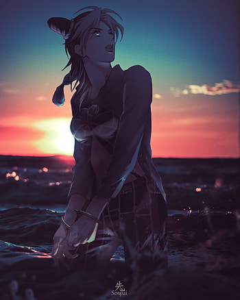 Jolyne cujoh, animes, jojo HD phone wallpaper