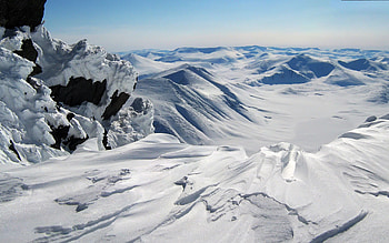 Winter, Nature, Mountains, Snow, Desert HD wallpaper