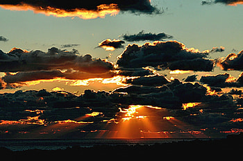 Sunset, sky, beautiful, nature HD wallpaper