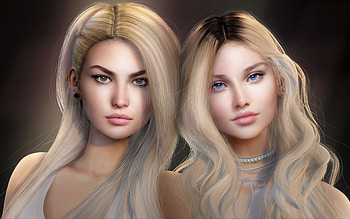ღ, Blonde, Girls, Fantasy, Pretty HD wallpaper