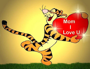 Happy Mother's Day, cartoon, animacion, walt disney, tigger, disney, winnie the pooh HD wallpaper