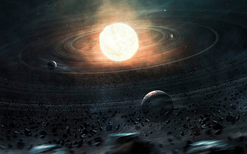 Gossamer Ring Universe, digital-universe, planet, space, artist, artwork, digital-art, artstation HD wallpaper