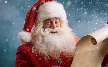 Santa, letter, old, craciun, man, christmas, red HD wallpaper