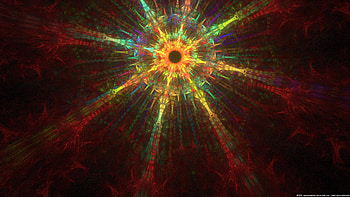 Abstract, Multicolored, Motley, Pattern, Fractal, Glow HD wallpaper