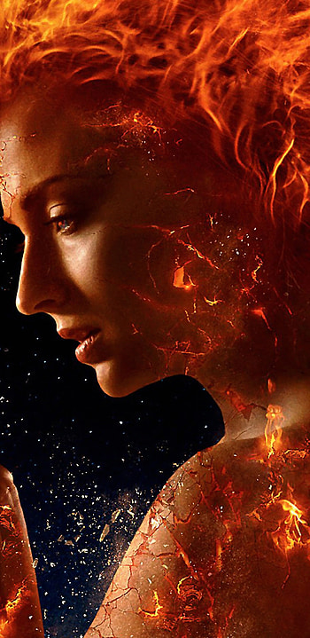 Sophie Turner, Dark Phoenix, Jean Grey HD phone wallpaper