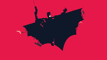 Justice league, batman, minimal art HD wallpaper