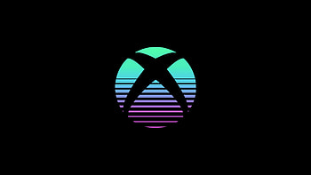 XBOX, pink, blue, logo, microsoft HD wallpaper
