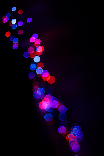 Abstract, Lights, Glare, Multicolored, Motley, Blur, Smooth, Bokeh, Boquet HD phone wallpaper