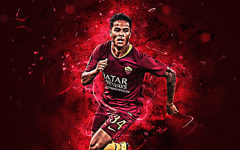 Justin Kluivert, Footballer, AS Roma, Dutch, Soccer HD wallpaper