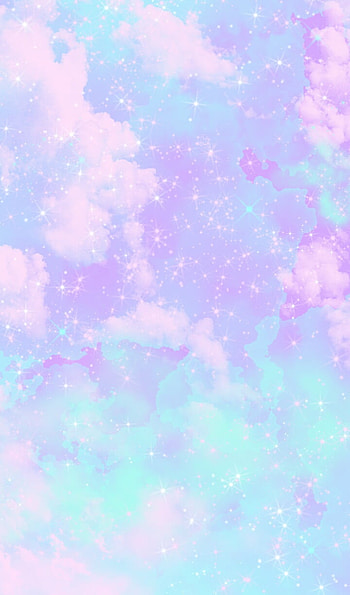 art, background, beautiful, beauty, blue, clouds, colorful, design, drawing, fashion, fashionable, illustration, inspiration, kawaii, luxury, my art, pastel, pattern, pretty, purple, sky, texture, , we heart it, beautiful art, purple background, Kawaii Sky HD phone wallpaper