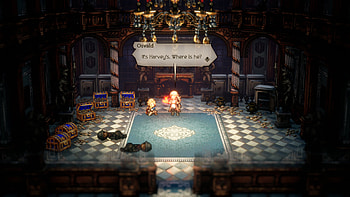 Octopath Traveler II Game Scene, video game, Octopath Traveler II HD wallpaper