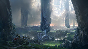 Halo, Forerunner-themed , Epic battles, Gaming wonder HD wallpaper