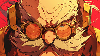Dr. Robotnik - Sonic Villain Art, Doctor Eggman, Anime, character design, glasses, mustache HD wallpaper
