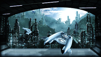 City, Sci Fi HD wallpaper