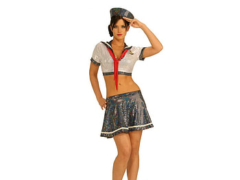 Navy Girl, beautiful, costume HD wallpaper