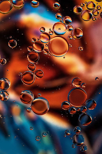 Bubbles, transparent, liquid HD phone wallpaper