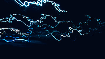 Abstract, Dark, Lines, Long Exposure, Neon, Glow HD wallpaper