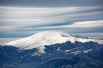 Vezhen peak, graphy, snow, bulgaria, clouds, sky, peak, mountain HD wallpaper
