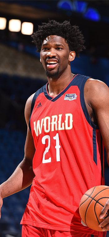 2017 BBVA Compass Rising Stars Challenge, Joel Embiid HD phone wallpaper