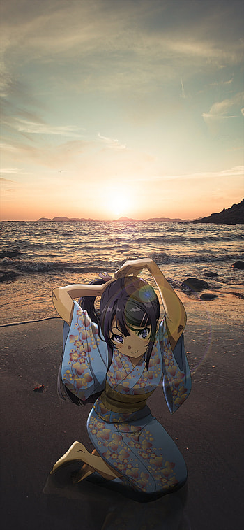 Mai Sakurajima - Rascal does not dream of Bunny Girl Senpai, Mai Sakurajima, Anime, Rascal Does Not Dream of Bunny Girl Senpai HD phone wallpaper