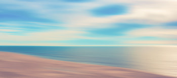 North sea, beach, blur HD wallpaper