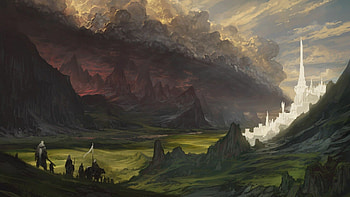 Art ideas, Lord of the Rings HD wallpaper
