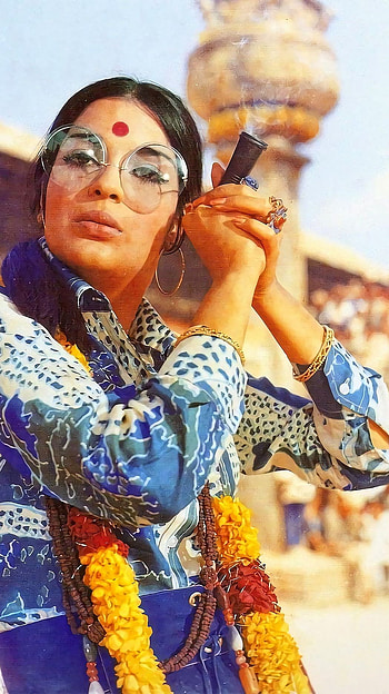 Zeenat Aman, dum maro dum, bollywood actress, , vintage HD phone wallpaper