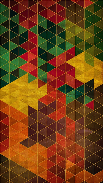 Tap for more beautiful background! Cool Warm Colors Geometric - @mobile9 | HD phone wallpaper