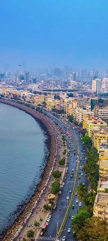 Mumbai, sky, water resources HD phone wallpaper