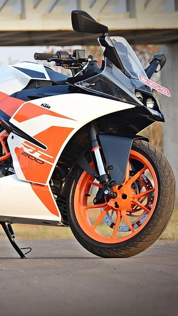 New Ktm, KTM, RC 200, motorbike HD phone wallpaper