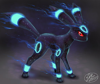 Anime Pokemon PokÃ©mon Umbreon (PokÃ©mon) Eeveelutions Shiny PokÃ©mon HD wallpaper