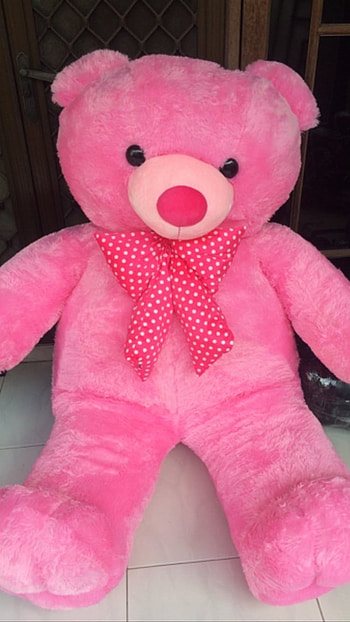 Pink Teddy Bear, Adorable Toy HD phone wallpaper
