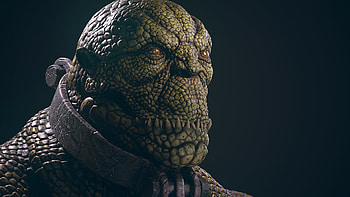 Killer Croc, Artstation, King, Sewers HD wallpaper