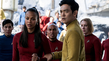 John Cho, Movies, Star Trek Beyond, Zoe Saldana HD wallpaper